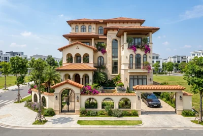 Mẫu biệt thự Địa Trung Hải (Mediterranean) tại Đà Nẵng: Đẳng cấp Kai House