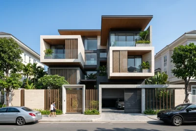 Mẫu biệt thự Hiện đại (Modern) tại Đà Nẵng: Đẳng cấp Kai House