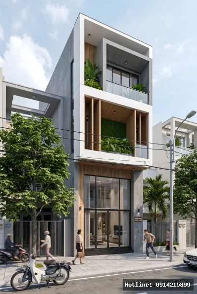 Nhà Lô Phố Phong Cách Tropical Modernism Tại TP. Hồ Chí Minh