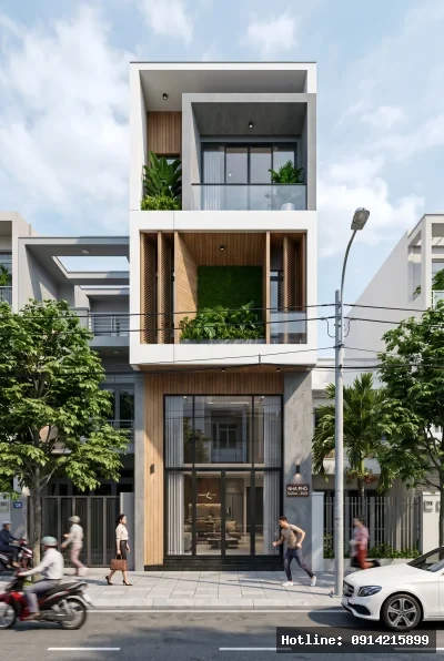 Nhà Lô Phố Phong Cách Tropical Modernism Tại TP. Hồ Chí Minh