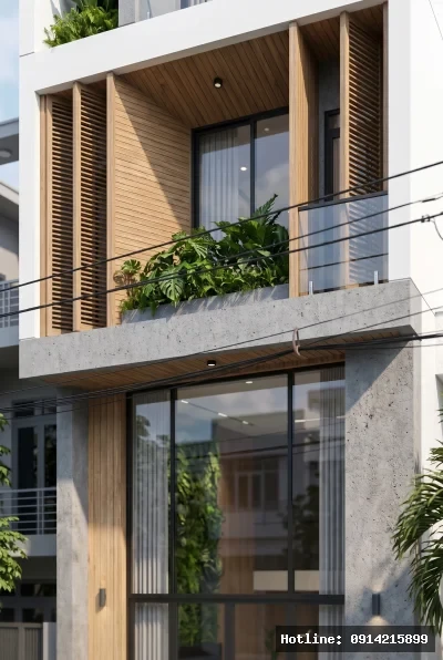 Nhà Lô Phố Phong Cách Tropical Modernism Tại TP. Hồ Chí Minh