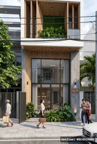 Nhà Lô Phố Phong Cách Tropical Modernism Tại TP. Hồ Chí Minh