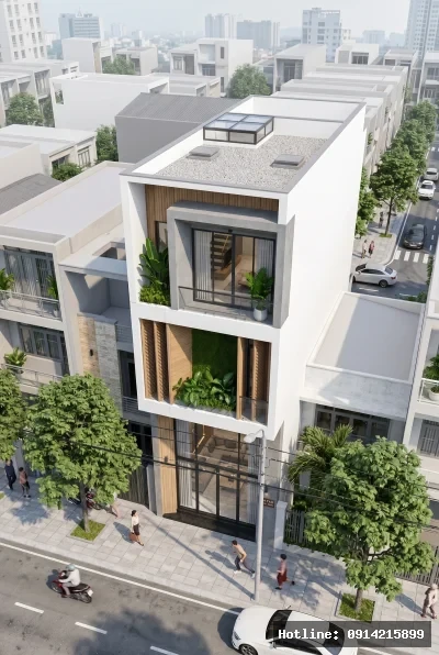 Nhà Lô Phố Phong Cách Tropical Modernism Tại TP. Hồ Chí Minh