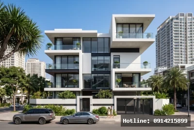 Penthouse Villa 4 tầng phong cách Hiện đại tại Vũng Tàu