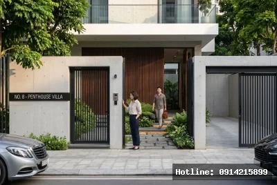 Biệt Thự Penthouse Villa Hiện Đại 5 Tầng Tại Đà Nẵng